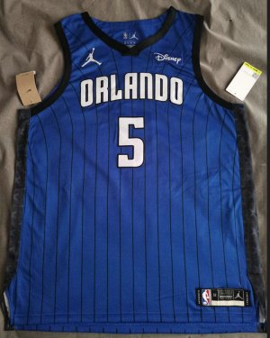 5 Banchero Magic Statement Edition jersey blue player version